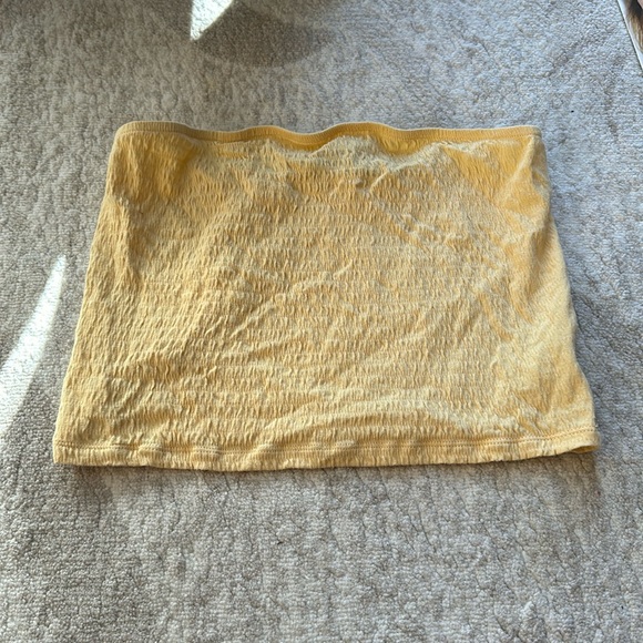American Eagle Outfitters | Tops | Yellow Tube Top | Poshmark